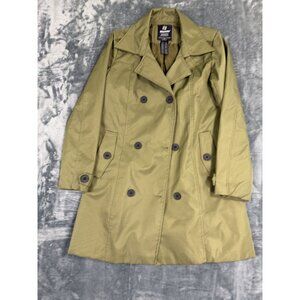 Wantdo Womens Medium Olive Double-Breasted Trench Coat Stylish Outerwear